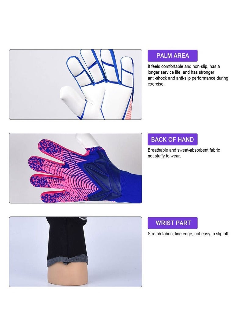 Arabest Soccer Goalkeeper Gloves, Youth Adult Soccer Goalkeeper Gloves, High Performance Goalkeeper Gloves, Breathable Soccer Gloves, 4+3mm Super Grip, For Toughest Saves, Training And Matches  - Image 5