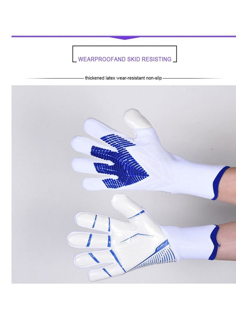 Arabest Soccer Goalkeeper Gloves, Youth Adult Soccer Goalkeeper Gloves, High Performance Goalkeeper Gloves, Breathable Soccer Gloves, 4+3mm Super Grip, For Toughest Saves, Training And Matches  - Image 4