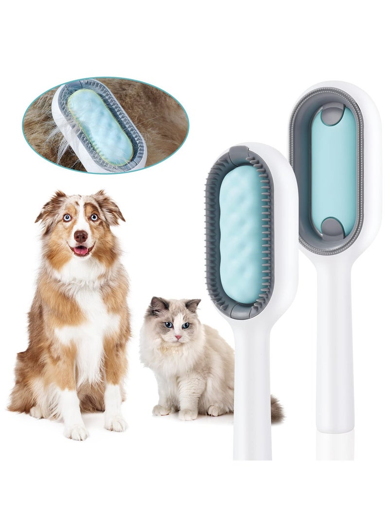 SYOSI Dog Brush Cat Grooming Comb Self Cleaning Slicker Brushes Pet Massage Tool Gently Removes Loose Undercoat Mats Tangled Hair - Image 1