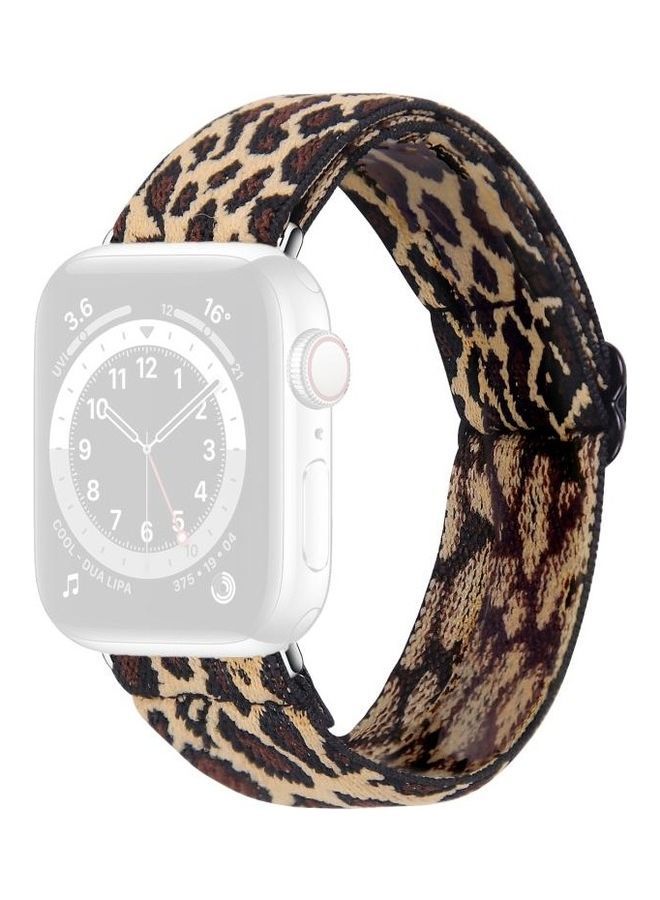 NIBEMINENT Elastic Watch Strap For Apple Series 7 45mm/6 & SE 5 4 44mm/3 2 1 42mm Multicolour - Image 1