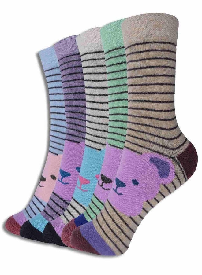 Dollar Kids Socks For Boys & Girls In Blended Cotton (Pack Of 5) - Image 1