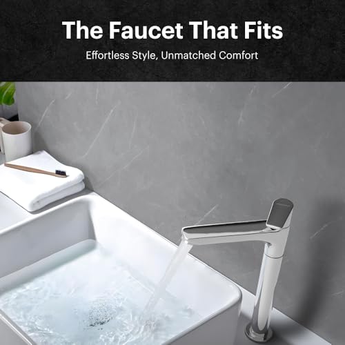 Johnson Bathrooms Johnson Arctic Tall Body Brass Pillar Cock| Tall Body, Durable Build, Leak Proof, Premium Finish, Wash Basin Tap, Bathroom Tap| Chrome Finish| with 1 Chuck Nut| 10 Years Warranty - Image 5