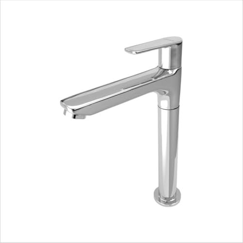 Johnson Bathrooms Johnson Arctic Tall Body Brass Pillar Cock| Tall Body, Durable Build, Leak Proof, Premium Finish, Wash Basin Tap, Bathroom Tap| Chrome Finish| with 1 Chuck Nut| 10 Years Warranty - Image 3