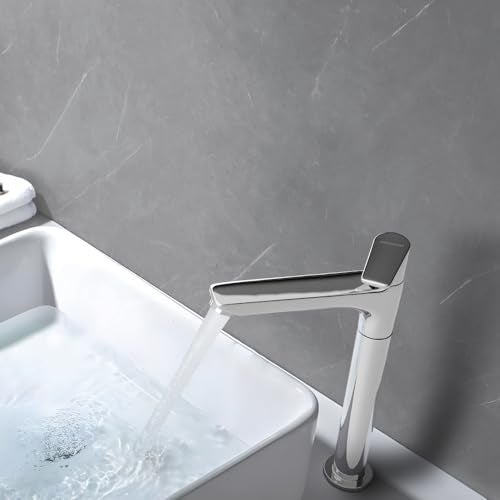 Johnson Bathrooms Johnson Arctic Tall Body Brass Pillar Cock| Tall Body, Durable Build, Leak Proof, Premium Finish, Wash Basin Tap, Bathroom Tap| Chrome Finish| with 1 Chuck Nut| 10 Years Warranty - Image 1