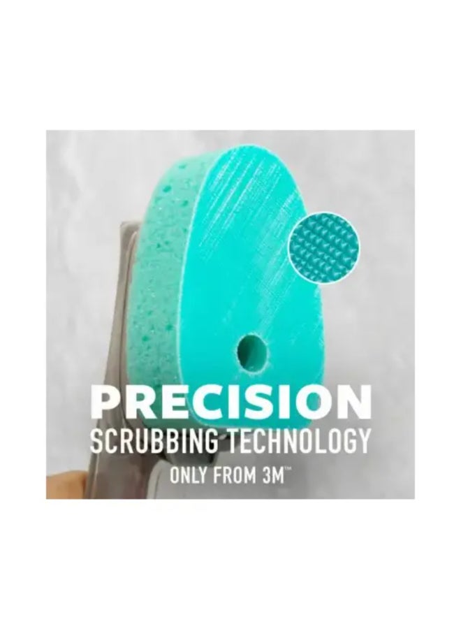 سكوتش برايت سويفت سكرب عصا تنظيف الحوض والدُش متعددة الألوان 11.75 بوصة 9638594 - Image 2