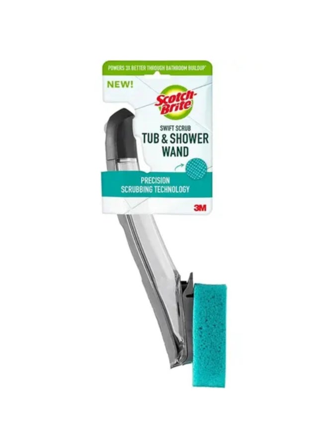 سكوتش برايت سويفت سكرب عصا تنظيف الحوض والدُش متعددة الألوان 11.75 بوصة 9638594 - Image 1