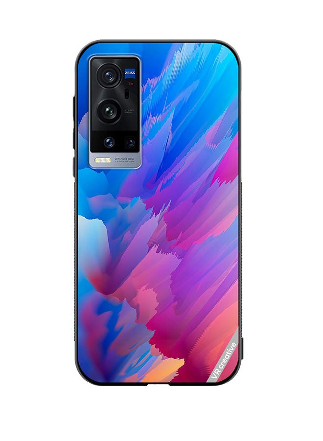 VR CREATIVE Protective Case Cover For Vivo X60 Pro Plus Layers Design Multicolour - Image 1