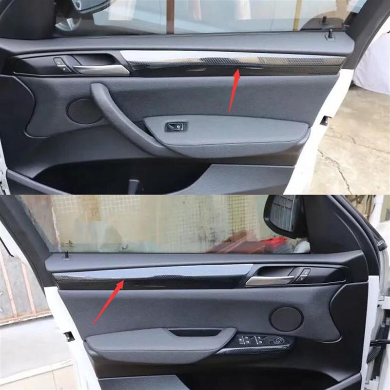 QASULER Carbon Fiber Gear Shift Panel Trim Set - Image 5