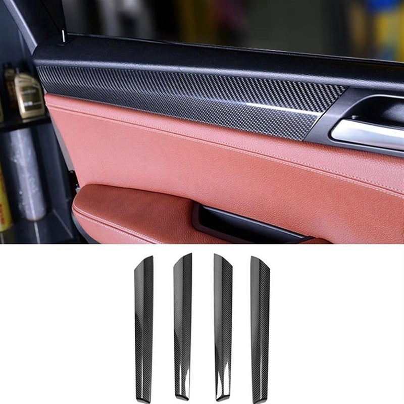 QASULER Carbon Fiber Gear Shift Panel Trim Set - Image 4