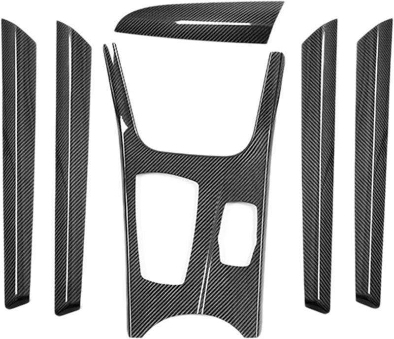 QASULER Carbon Fiber Gear Shift Panel Trim Set - Image 1
