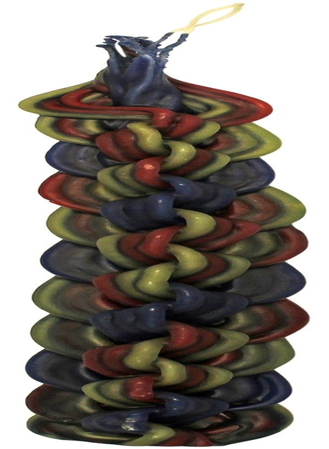 Majestic Giftware SC-HMC18-MIX Safed Havdalah 18-Wick Candle, 14-Inch, Multi Color Mix