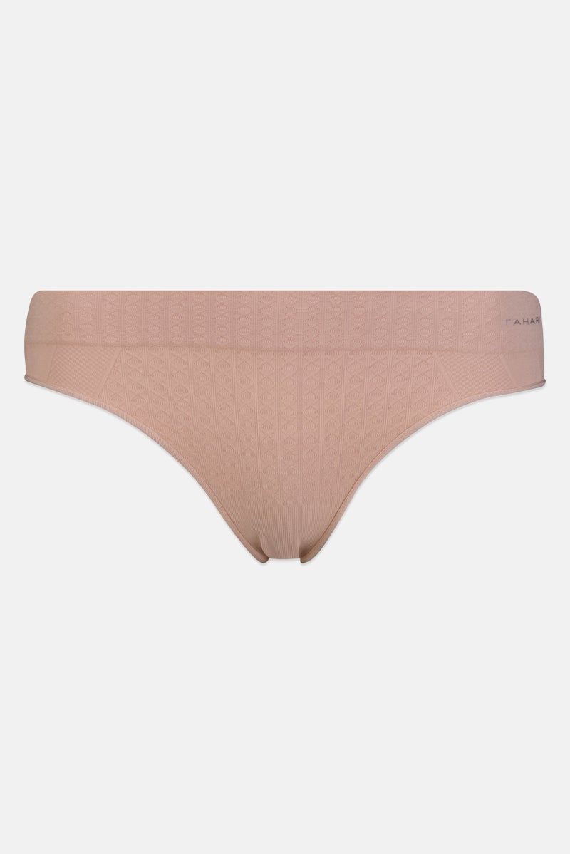 Tahari Women 5 Pieces Brand Logo Seamless Thong, Multicolor - Image 5