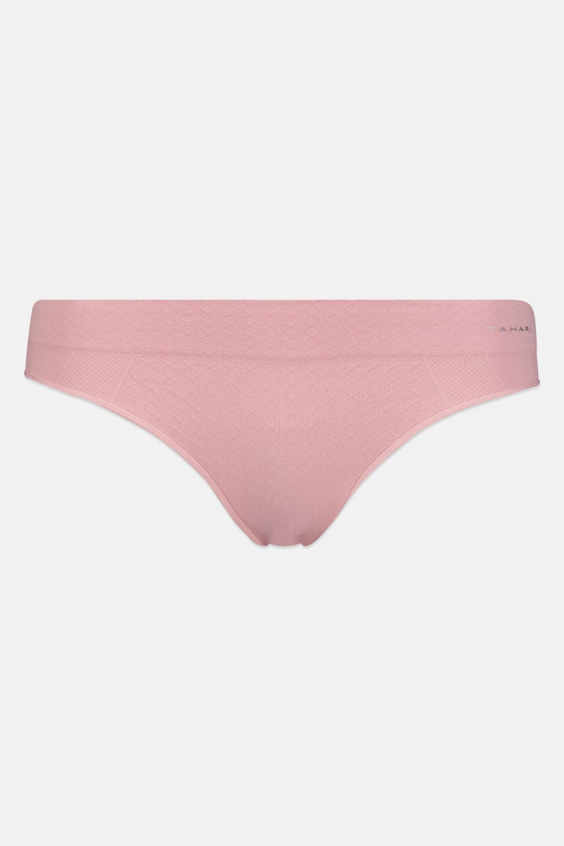 Tahari Women 5 Pieces Brand Logo Seamless Thong, Multicolor - Image 2