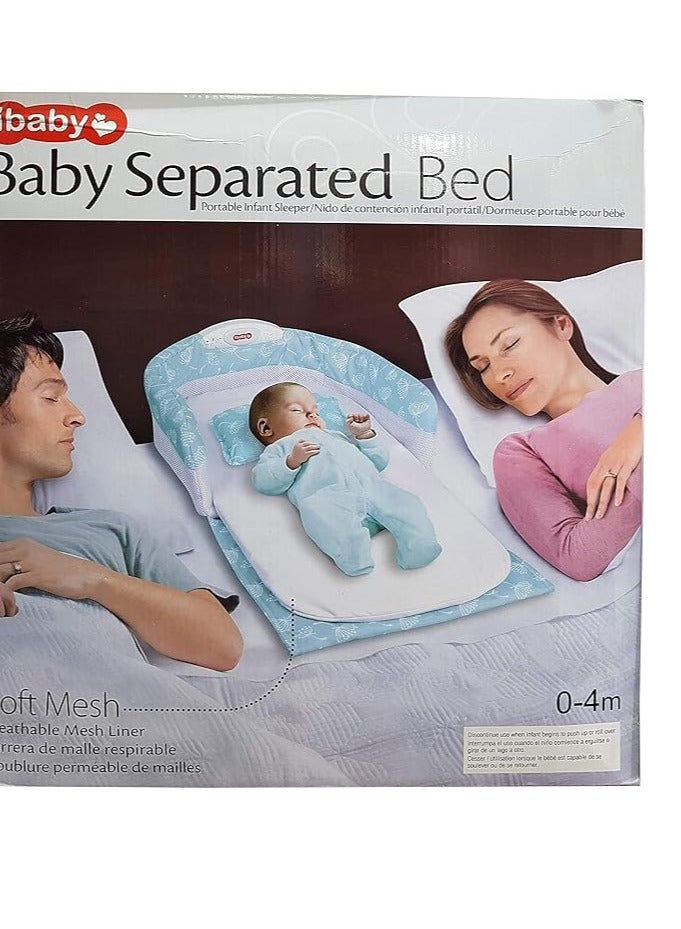 Tiibaby Multi-Functional Portable Separate Bed For Babies With Mesh Panel, Lights And Music - Image 4