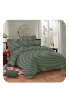EXPRESS BEDSHEETS King Size Cotton Bedding Set – 3 Pieces (1 Flat Sheet, 2 Pillowcases), Luxurious, Modern & Breathable 100% Cotton Cover Set  - Image 2