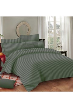 EXPRESS BEDSHEETS King Size Cotton Bedding Set – 3 Pieces (1 Flat Sheet, 2 Pillowcases), Luxurious, Modern & Breathable 100% Cotton Cover Set  - Image 1