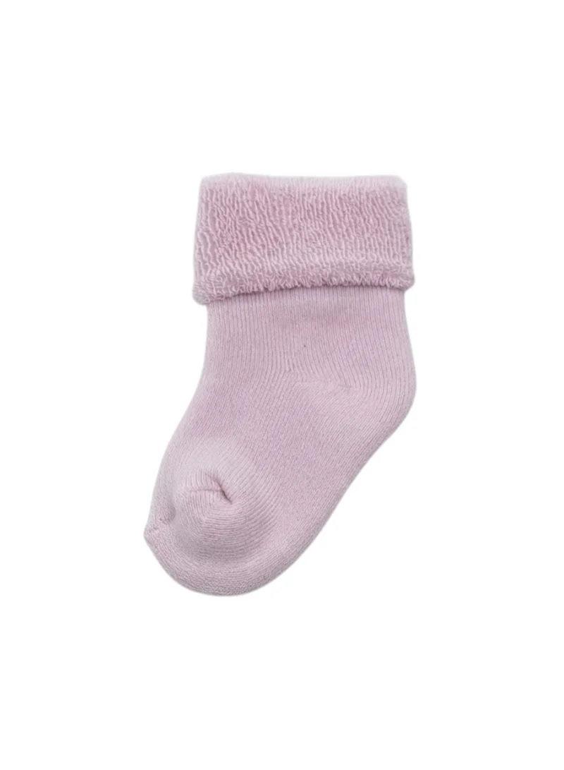 فكتور اند جين Pink, Purple Baby Roll Top Toweling socks 4 pack