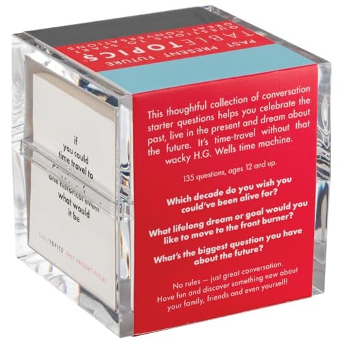 TableTopics Past Present Future Question Card Game - 135 Thought-Provoking Conversation Starter Cards for Adults to Learn More About Friends & Family, Dinner Party or Ice Breaker Game - Image 3