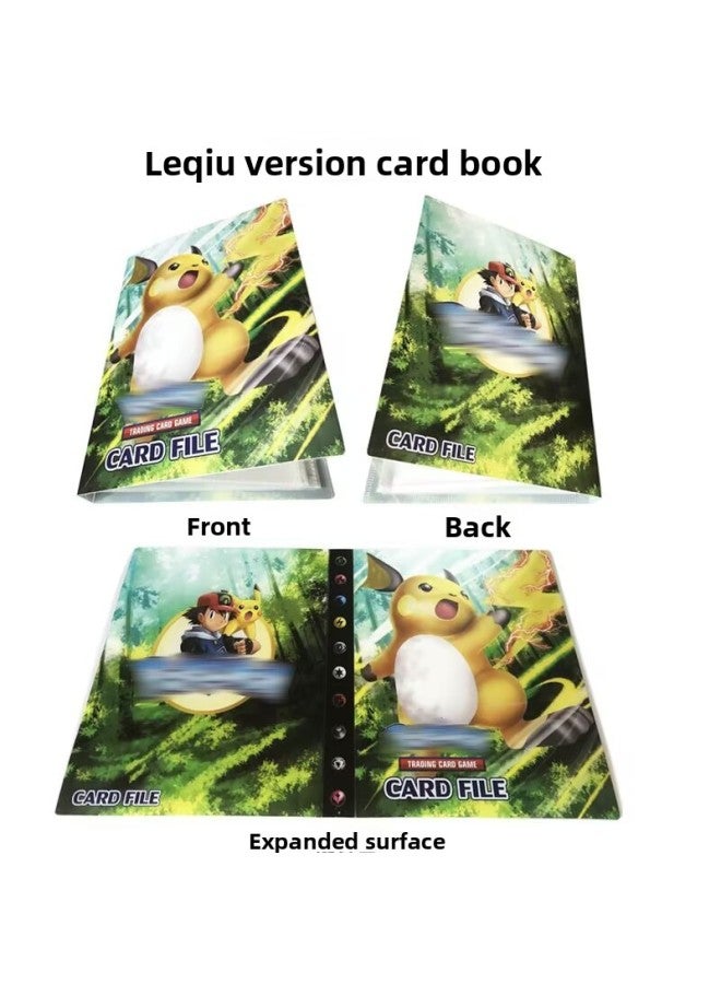 Cross-border Pocket Elf Baokemeng Four-Palace Large Capacity Collection Book With 240 Cards