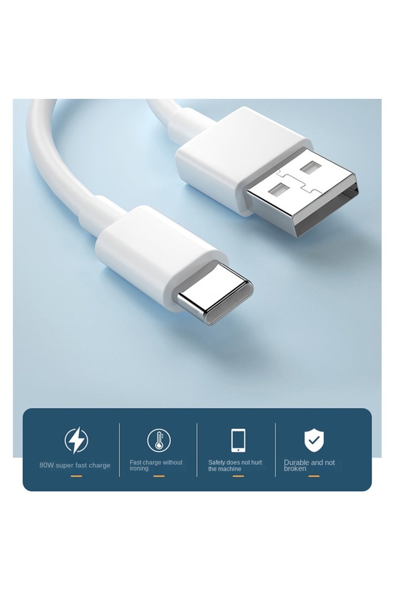 CHOiCE 100cm For OPPO 80W SUPERVOOC 2.0 Fast Charger Cable USB Type C 8A For Reno8 Reno9 Reno10 Pro+ K10 Fi - Image 3