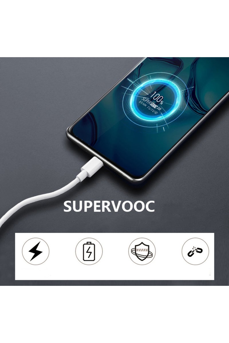 CHOiCE 100cm For OPPO 80W SUPERVOOC 2.0 Fast Charger Cable USB Type C 8A For Reno8 Reno9 Reno10 Pro+ K10 Fi - Image 2