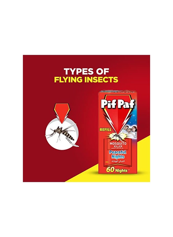 Pif Paf Liquid Mosquito Killer with 30 Nights Pack with Refill Pack Enough 60 Nights  - Image 4