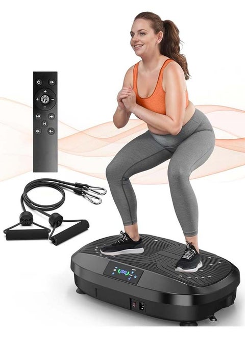 Vibration Plate Exercise Machine with Remote Control, Vibration Platform for Weight Loss, Whole Body Workout Machine, Fitness Machine, foot massage, Pain Relief, Home Office