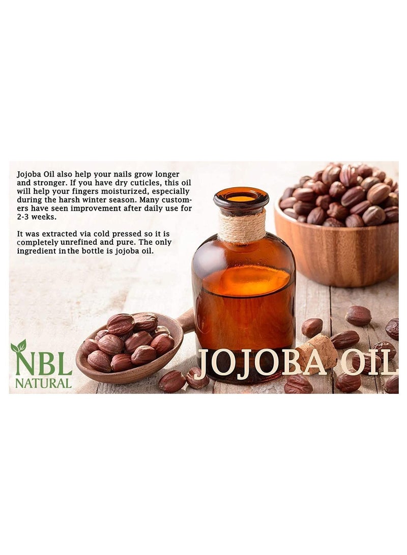 NBL Natural Multipurpose Jojoba Oil for Hair & Face (3 bottles) - Image 4