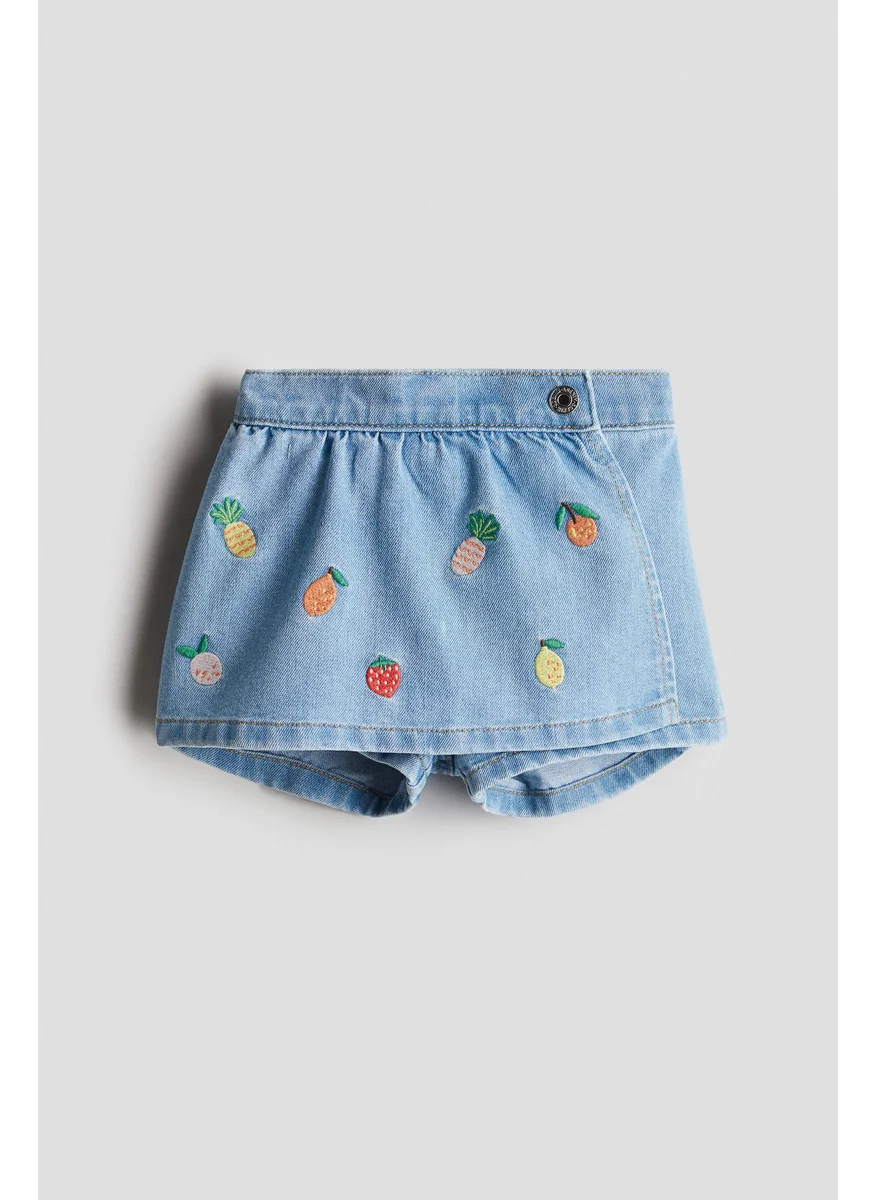 H&M Embroidery-Detail Skort