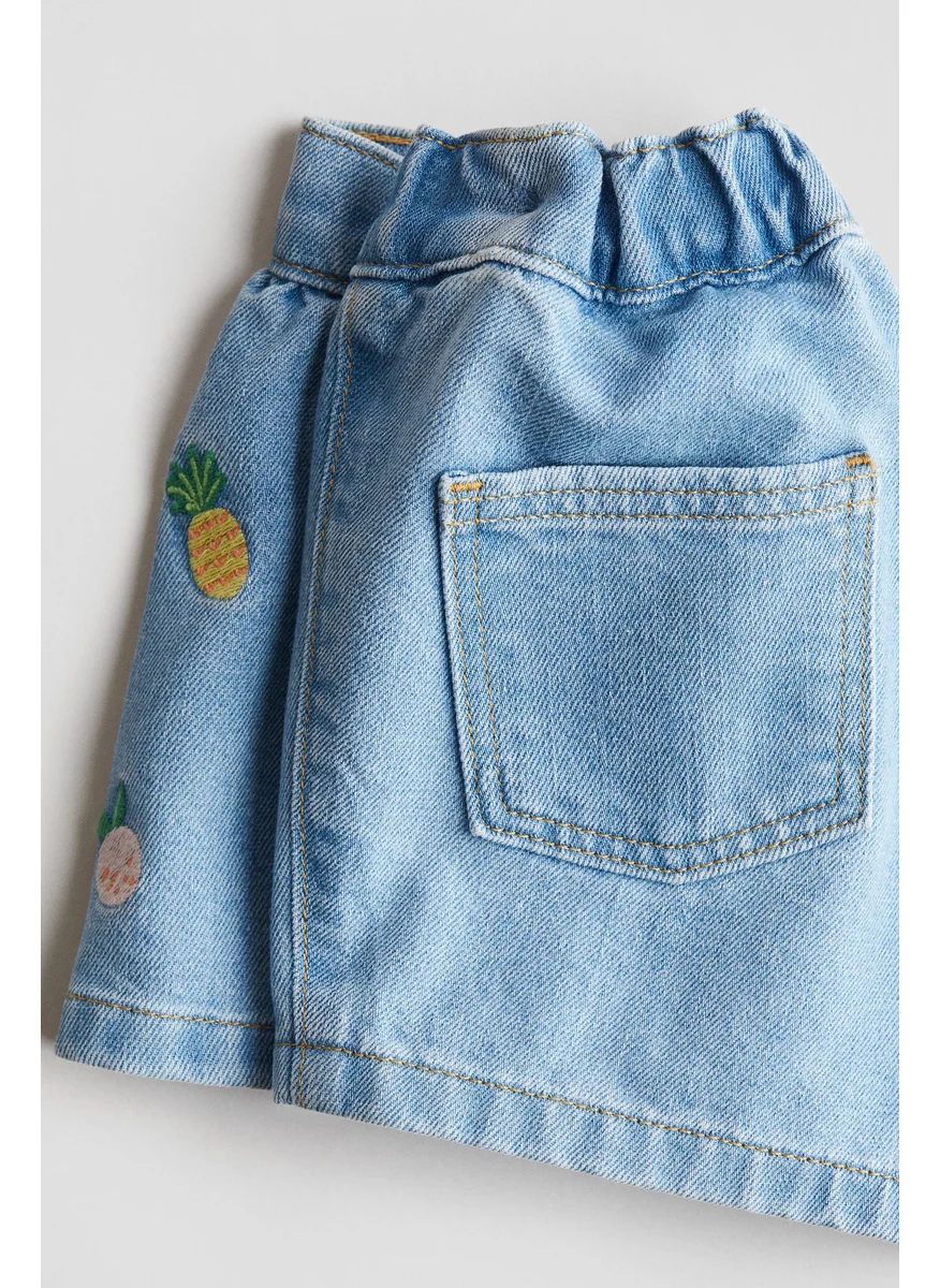 H&M Embroidery-Detail Skort