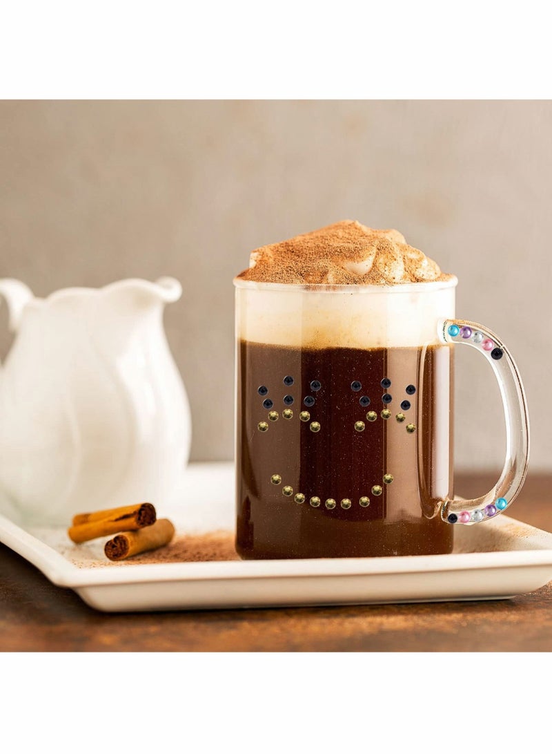 Excefore Bindi Dots Face Jewels Face Jewelry For Women Face Gems Stick On Eye Forehead Crystals Sticker Tears Rainbow Pearl Rhinestones For Makeup Party Festival Accessory Nail Art Decoration(4 Sheets) - Image 5