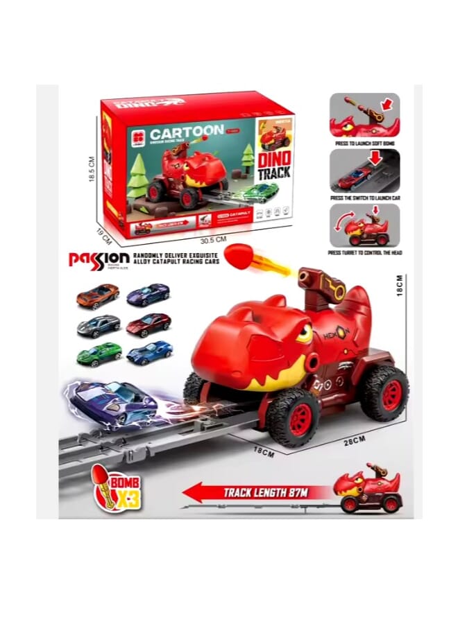 عام تشوه المنجنيق بالقصور الذاتي ديناصور دييكاست الشاحنات ألعاب السيارات - Image 2