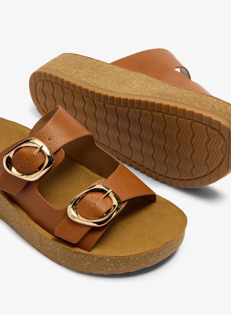 ماتلان Soleflex Tan Flexi Footbed Sandals
