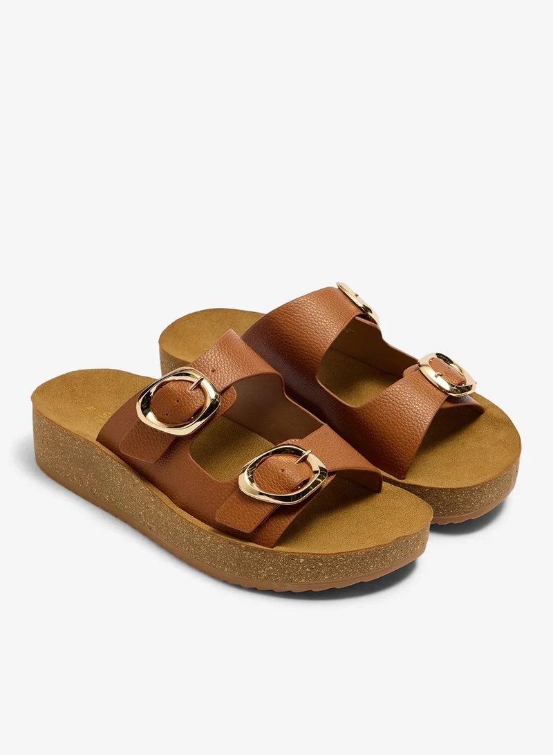 ماتلان Soleflex Tan Flexi Footbed Sandals