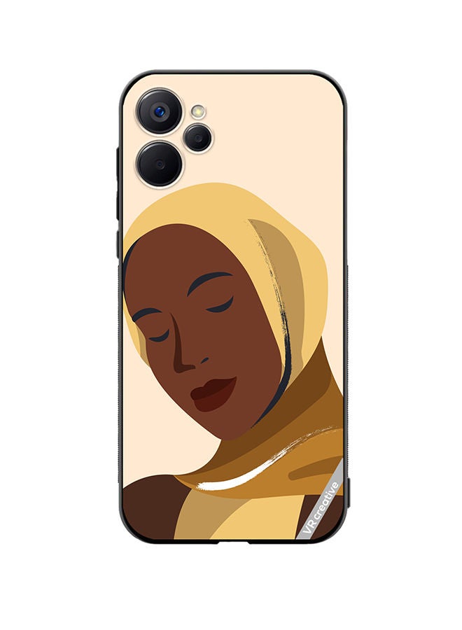 VR CREATIVE Protective Case Cover For Realme 9i 5G Cartoon Woman Shape Design Multicolour - Image 1