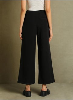 Dennis Lingo Black Straight Leg Trousers for Women - Relaxed Fit, Classic  - Image 5