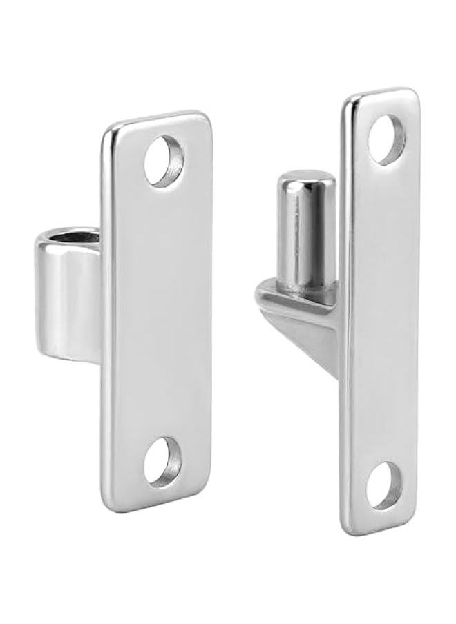 Arabest Farm Fence Gate Hinges, 4-Pieces 304 Stainless Steel Wall Mount Gate Hinges, 600lbs Capacity, for Fence, Barn, Square Wooden Posts  - Image 2