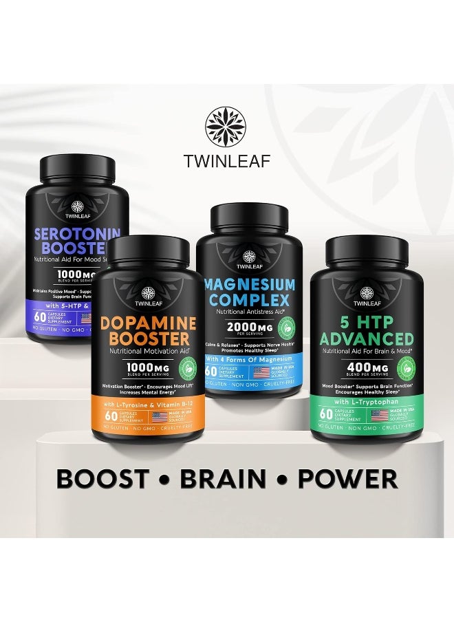 TWINLEAF - 5 Htp Supplement 400 Mg For Mood Support - Image 1