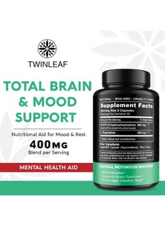 TWINLEAF 5 Htp Supplement 400 Mg For Mood Support  - Image 2