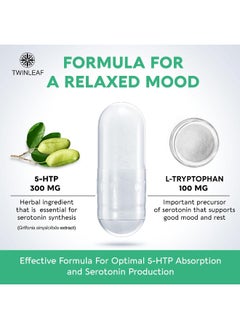 TWINLEAF 5 Htp Supplement 400 Mg For Mood Support  - Image 3