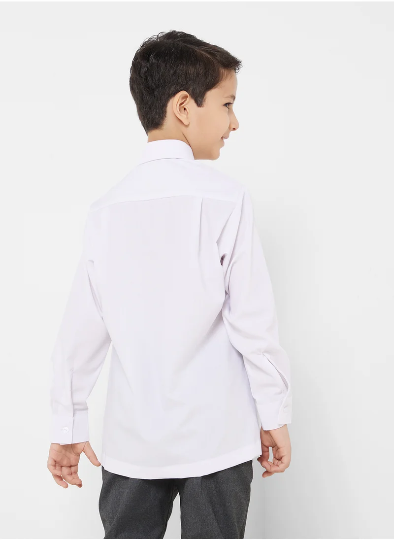 هيا كلوزيت Kids School Uniform Long Sleeve Shirt