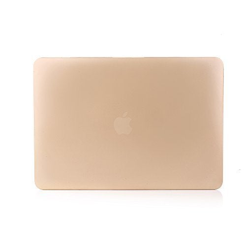 RUBAN Case for Old MacBook Pro 13 inch (A1502 & A1425 Models) 2015 2014 2013 2012, Plastic Hard Shell Case & Keyboard Cover for Old Version Mac Pro Retina 13 Inch, Gold - Image 3