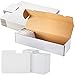 Faccito 12 Pcs 800 Count Trading Card Storage Box Card Holders Collectible White Trading Cases Collectors Organizers with 50 Horizontal DividersPlastic Divider for Sports Game Playing - Image 3
