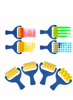 SYOSI Kids Paint Brushes Sponge Kits, 29 pcs Painting Drawing Tools, Children Early DIY Learning Sets Arts and Crafts for toddlers  - Image 3