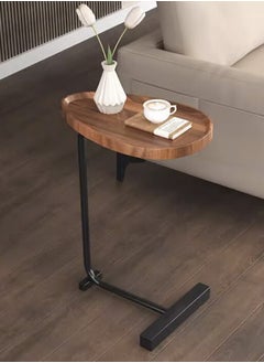 ماركة غير محددة طاولة قهوة متينة على الطراز الاسكندنافي وأريكة وطاولة جانبية لغرفة المعيشة  - Image 2