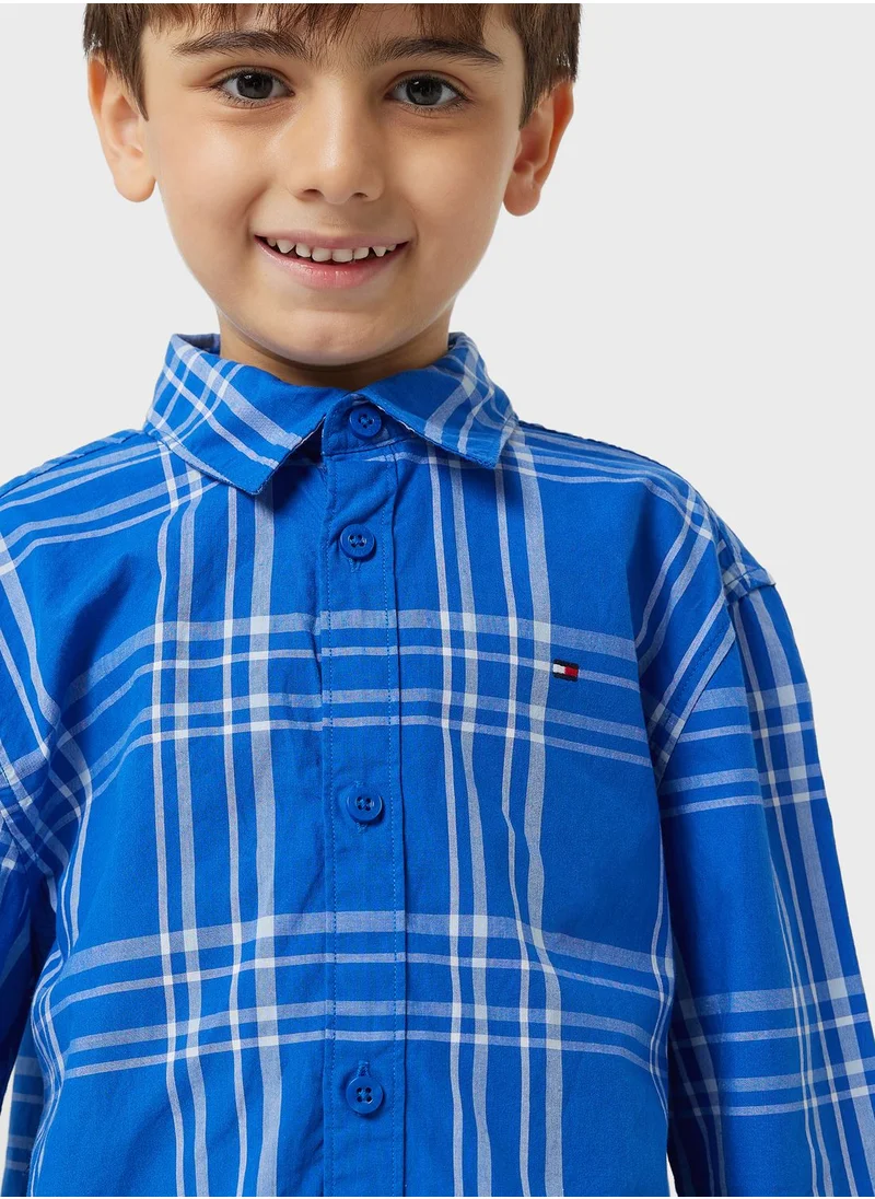 TOMMY HILFIGER Youth Checked Shirt