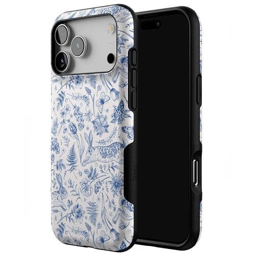 Casely iPhone 17 Pro Max Case | Hop & Bloom | Bunny Toile | Bold Protective Design | Compatible with MagSafe - Image 2