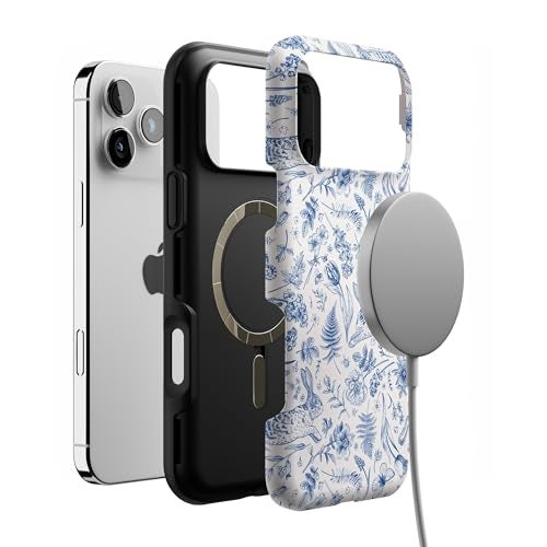 Casely iPhone 17 Pro Max Case | Hop & Bloom | Bunny Toile | Bold Protective Design | Compatible with MagSafe - Image 4