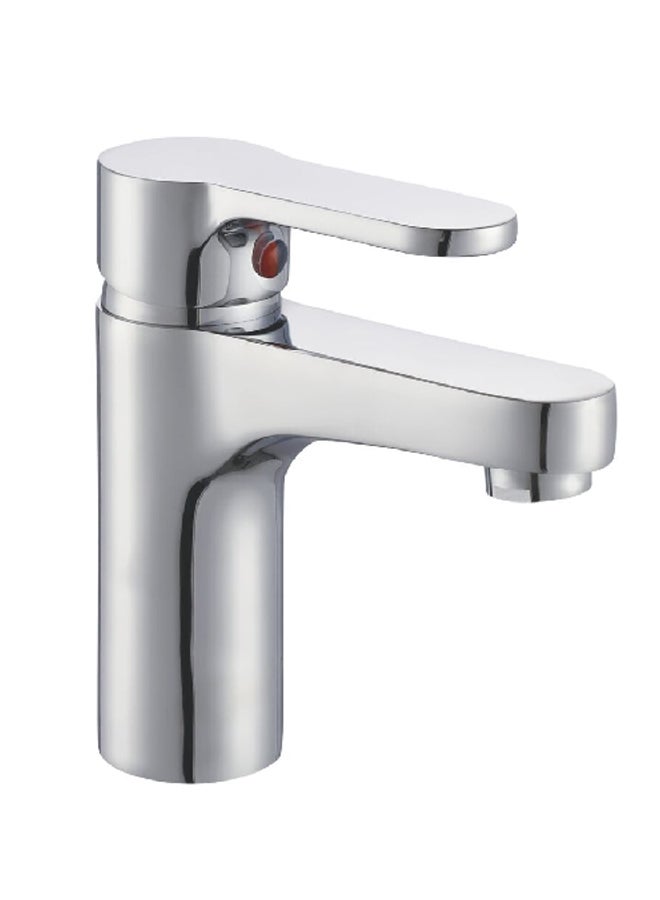 DIME Polished Brass Sleek Basin Mixer Faucet Chrome DM-1022