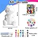 FUNZBO 43in Paint Your Own Dinosaur Lamp Kit Arts and Crafts Supplies Painting for Kids Teens DIY Night Light Dinosaur Toy for Boy Girl 3 4 5 6 7 8 9 10 11 12 Birthday Gift - Image 3